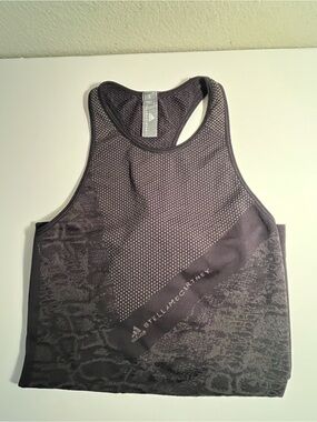 Stella McCartney x Adidas Black Racerback Sports Tank size Small 💋💋